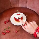 Puces d'oreilles cœur et coccinelle - Chérie Cherry