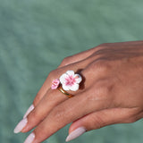 Bague FaceToFace hibiscus