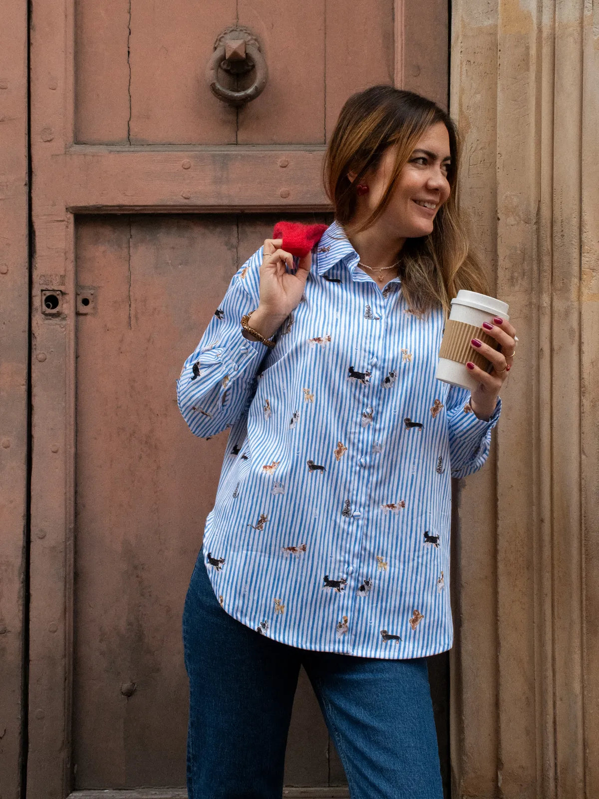 Oversized striped shirt - Like Cats & Dogs – NACH BIJOUX