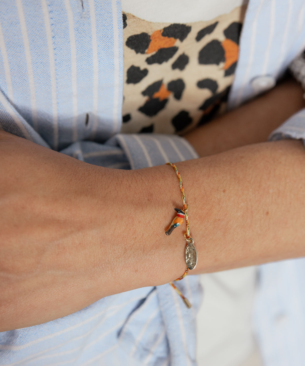 African Bee-eater Charm Bracelet