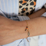Bracelet cordon guêpier d'Afrique