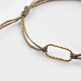 Bracelet cordon doré personnalisable - Mix and Match
