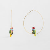 Petites créoles diamant de gould