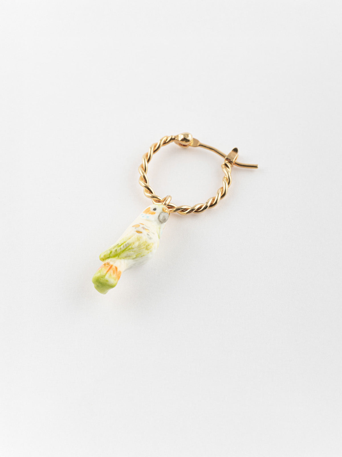 Mini white parakeet creole Sold individually – NACH BIJOUX