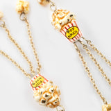 Boucles d'oreilles pendantes pop-corn