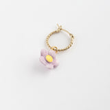 Mini créole fleur violette