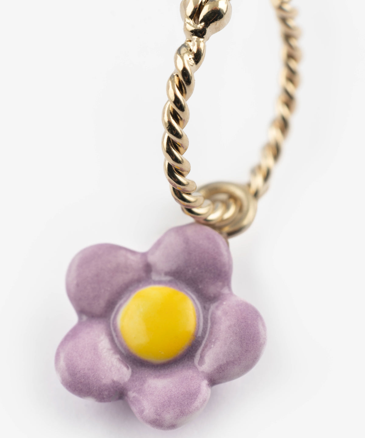 Mini purple flower creole