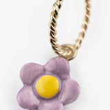 Mini créole fleur violette