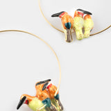 African Bee-eater Trio Earrings