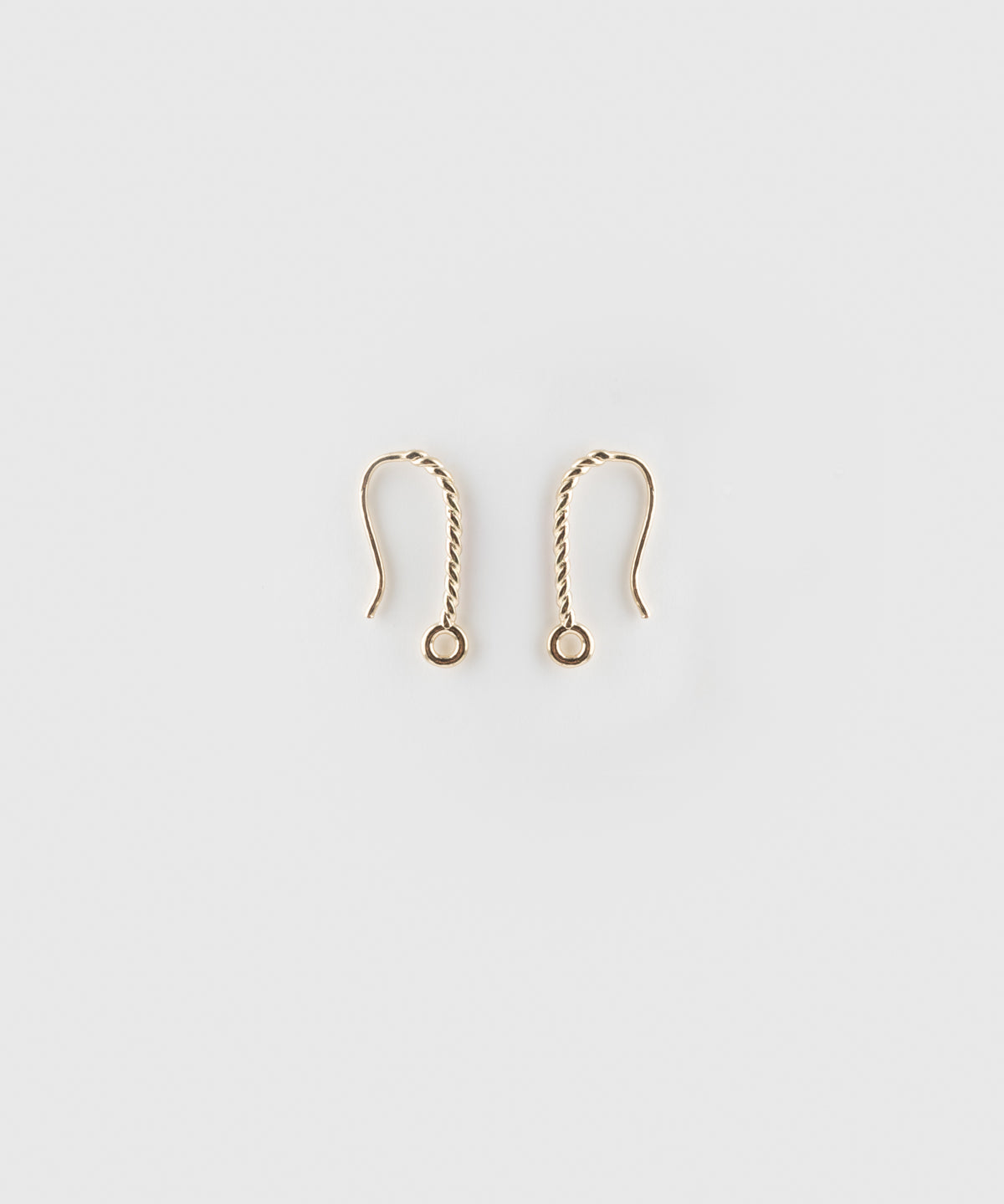 Boucles d'oreilles crochets torsadées personnalisable - Mix and Match
