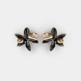 Puces d'oreilles léopard et fleur d'Erine