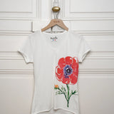 Victor T-shirt - Red Anemone