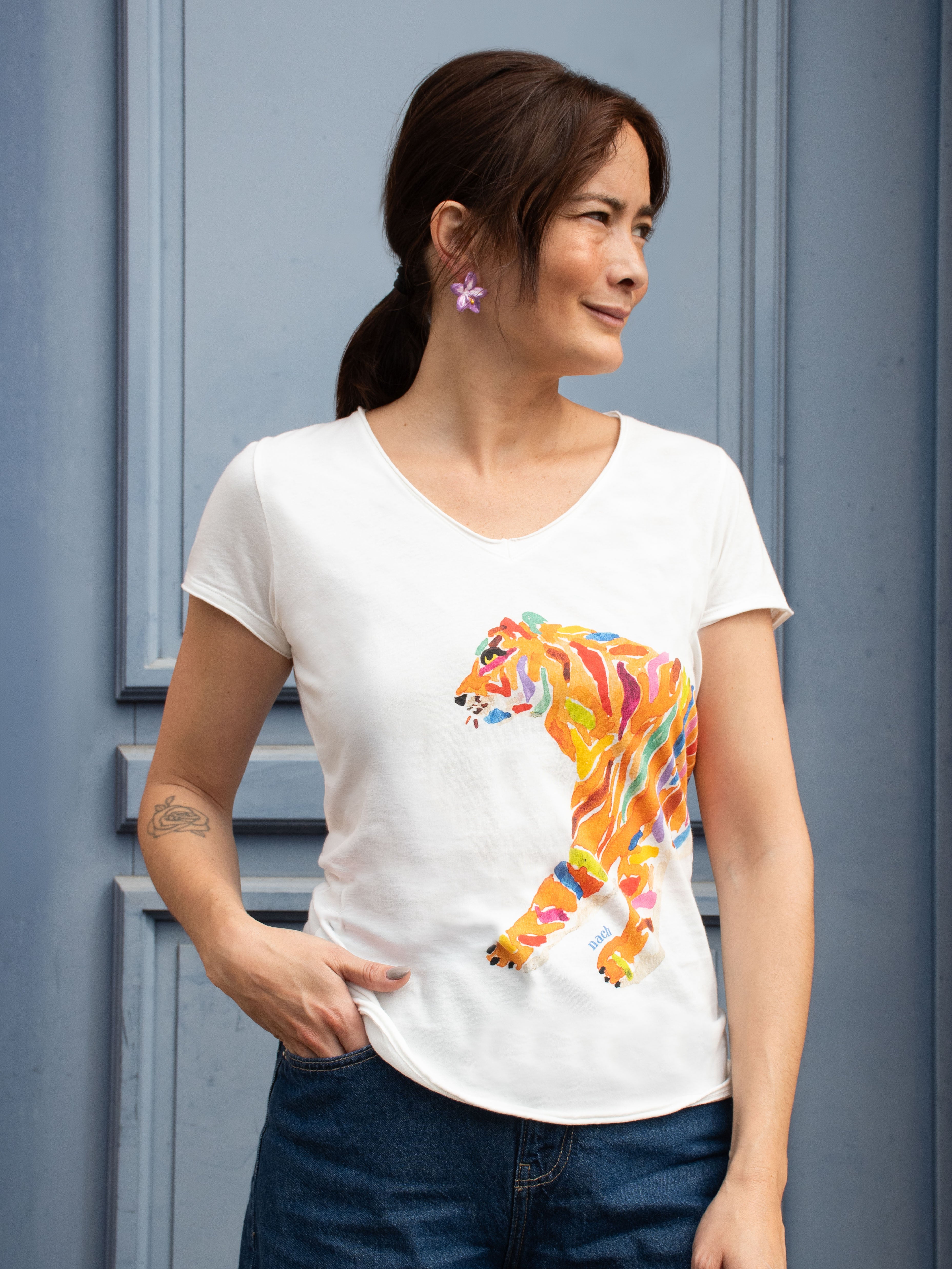 Victor T-shirt - Crazy Tiger – NACH BIJOUX
