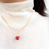 Heart necklace - Cherie Cherry