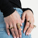 bague léopard