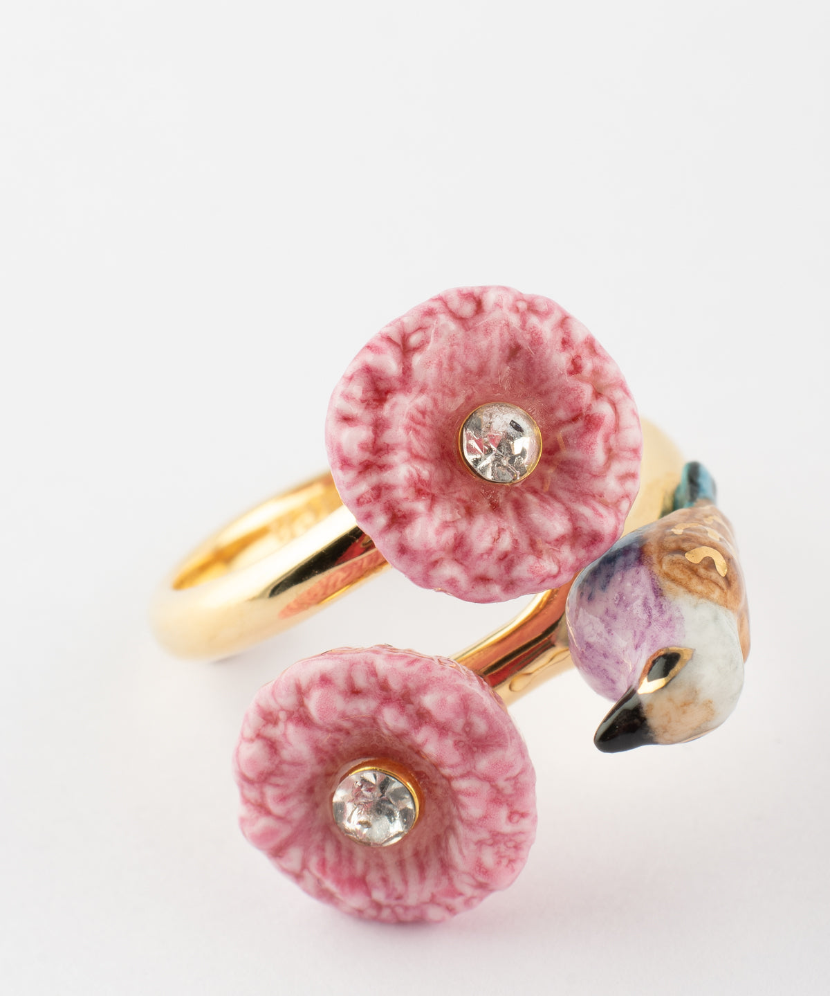 Bague oiseaux et chardon