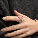 Bague oiseaux et chardon