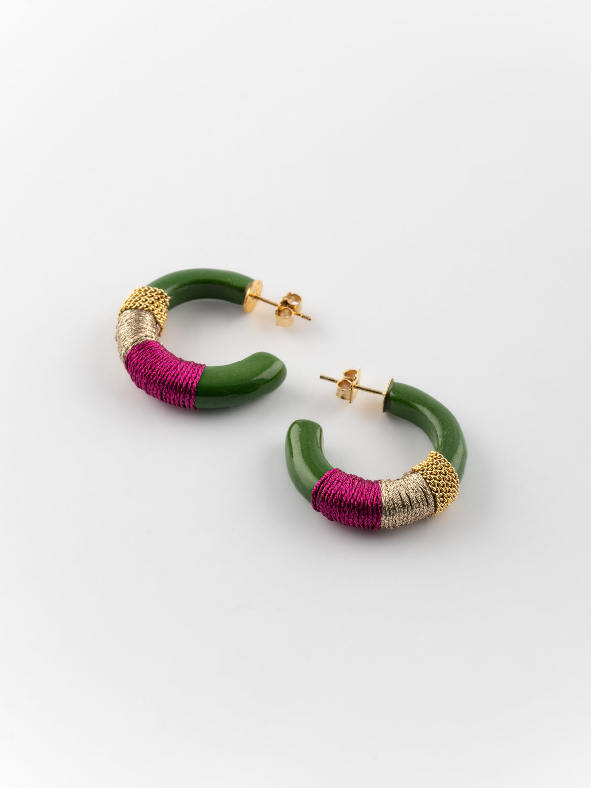 Boucles d'oreilles en bois,bijoux ethnique,bohème,peinture Boucles d'oreilles en bois,bijoux ethnique,bohème,peinture