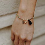 Bracelet corde léopard