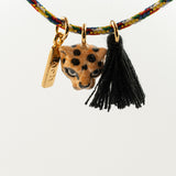 Bracelet corde léopard