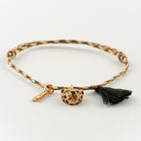 Bracelet corde léopard