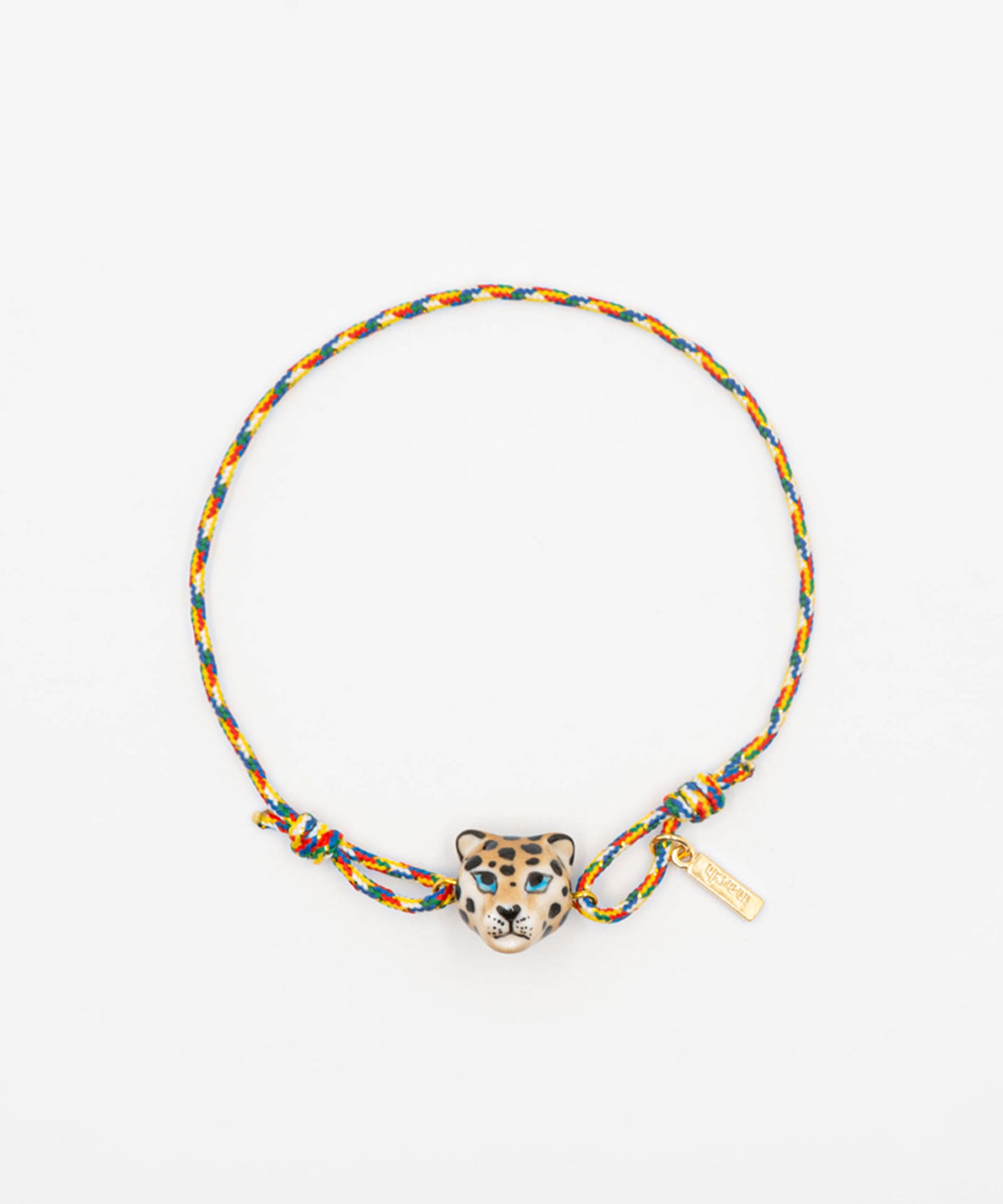 Bracelet charm's multicolore léopard