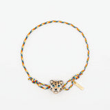 Bracelet charm's multicolore léopard