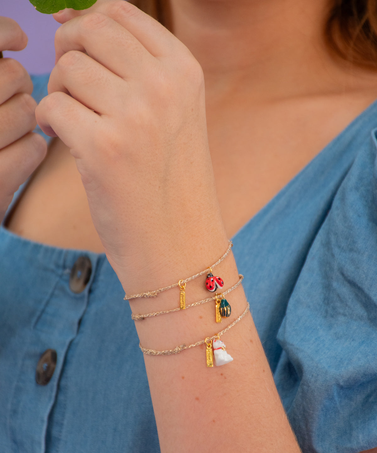 Bracelet coccinelle - Lucky you