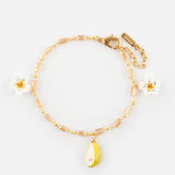 Bracelet fleur de poirier & poire