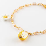 Bracelet fleur de poirier & poire