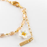 Bracelet fleur de poirier & poire