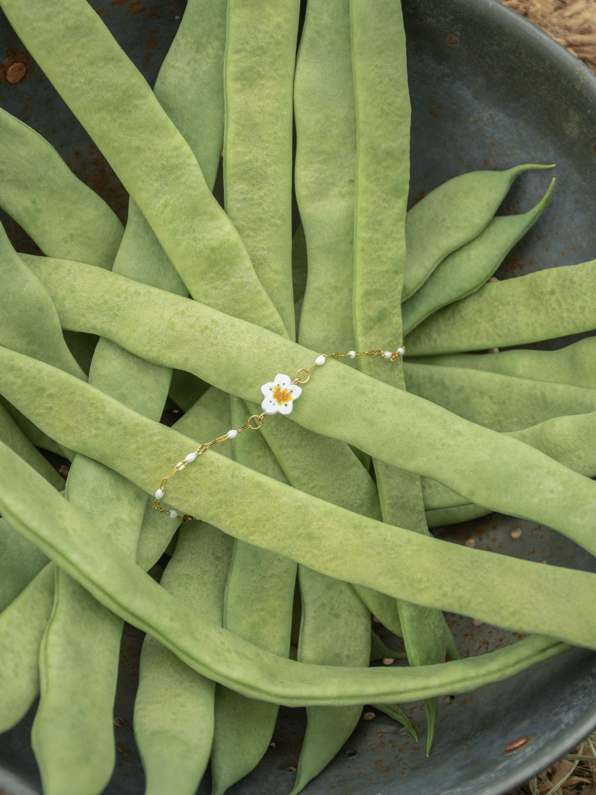 Bracelet fleur de poirier
