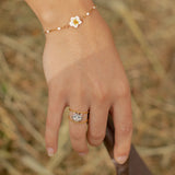 Bracelet fleur de poirier