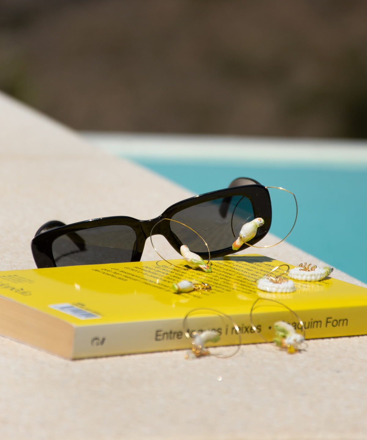 Créoles perruche blanche