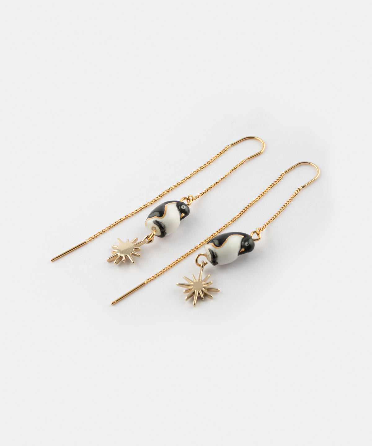 Longues boucles d'oreilles pingouin - Arctique