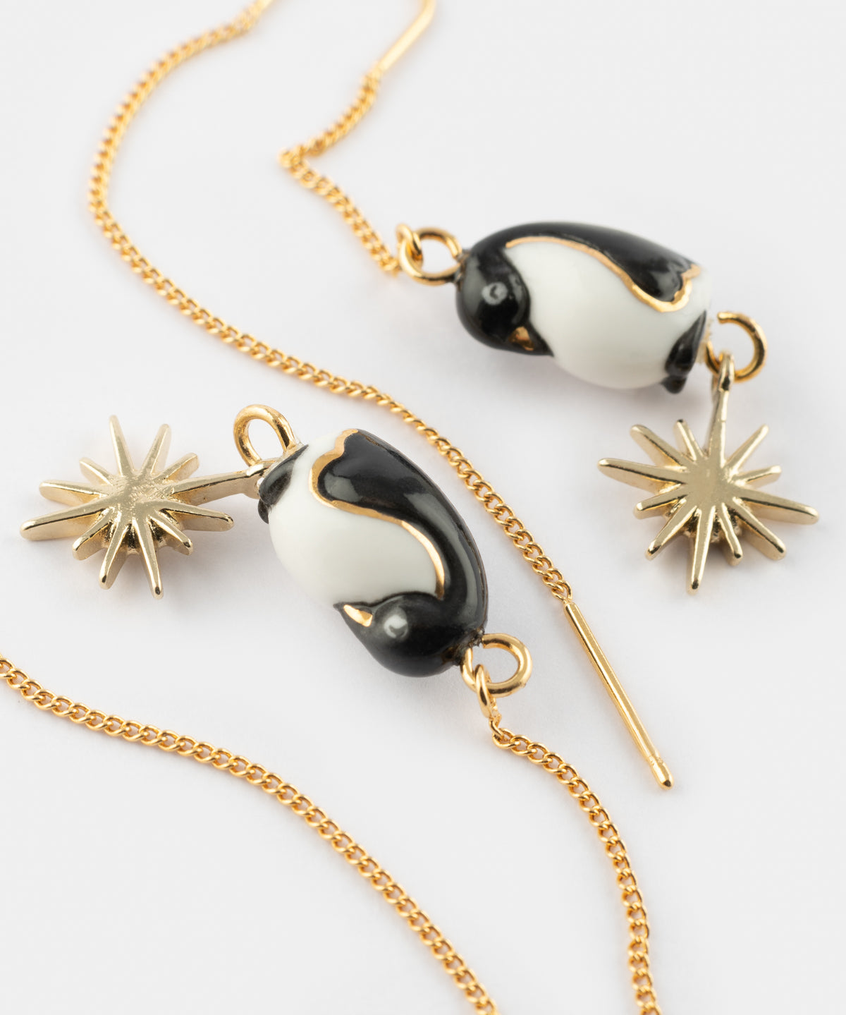 Longues boucles d'oreilles pingouin - Arctique
