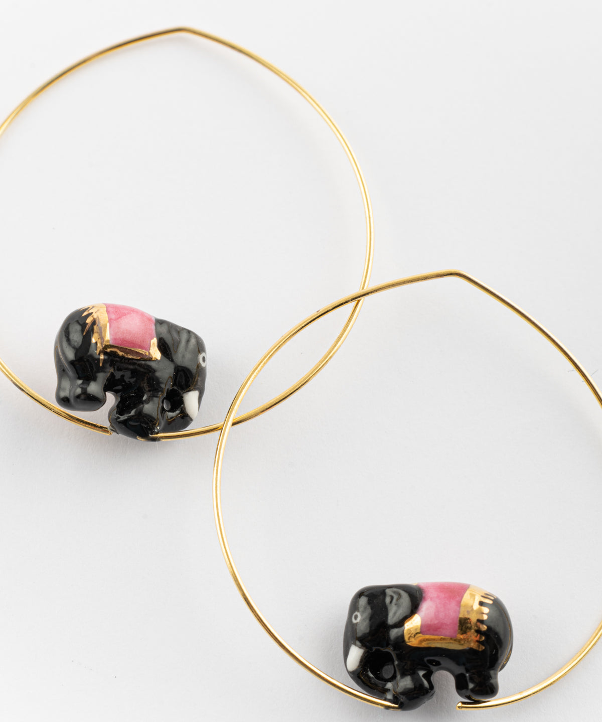 Petites créoles éléphant d'Asie