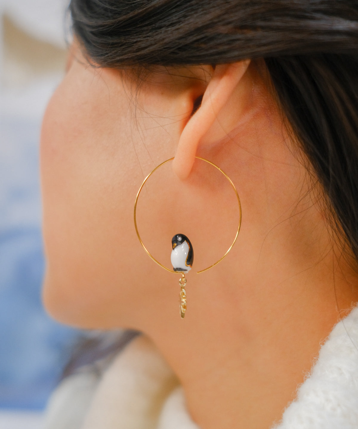 Petites créoles pingouin - Arctique