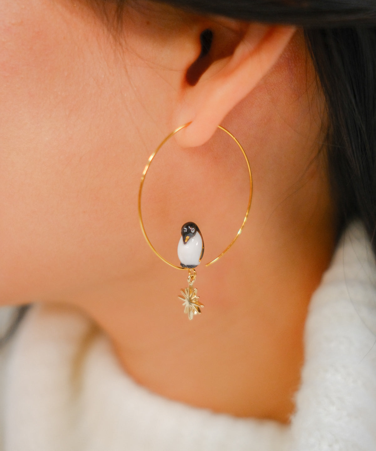 Petites créoles pingouin - Arctique