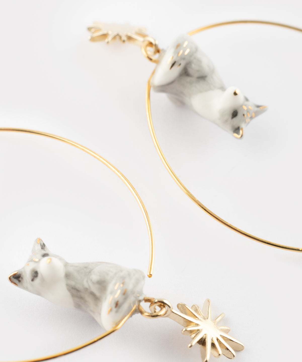 Petites créoles renard polaire - Arctique