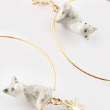 Petites créoles renard polaire - Arctique