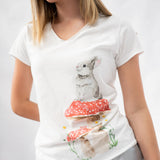 Tee-shirt lapin et champignon - Il était une fois