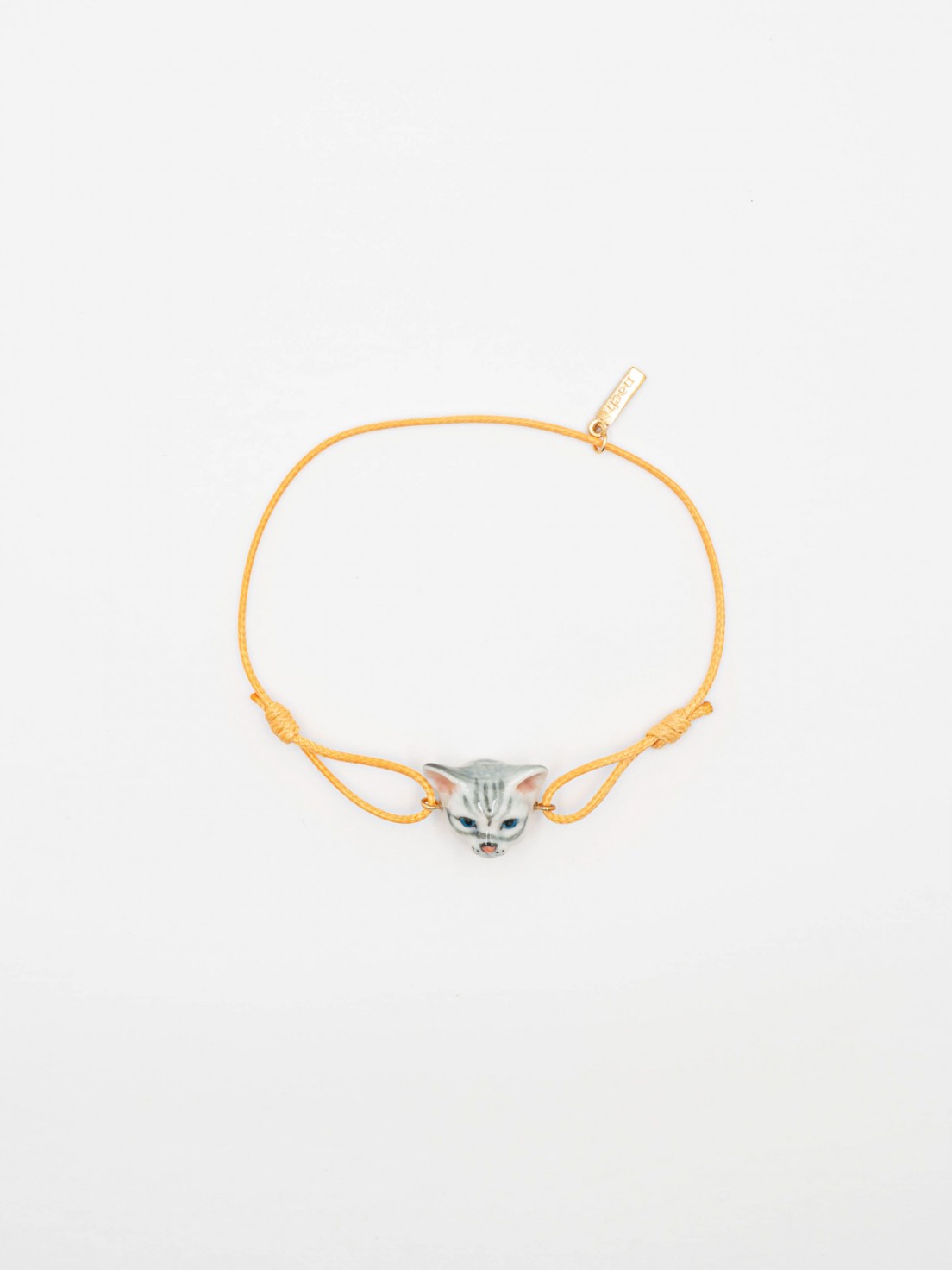 Gold Miau Cord Bracelet - ALIITA