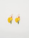 Yellow parrot earrings