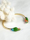 Green parrot bracelet
