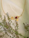 Ladybug necklace porcelain Nach