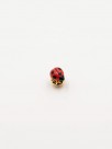 jewel pin animal ladybird hand painted in porcelain