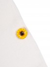 T-shirt poche vichy bouquet de fleurs en coton bio Nach