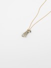 necklace pendant porcelain leopard hand painted chain