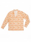 pyjama top shirt animal leopard toile de Jouy 100% cotton OEKO TEX